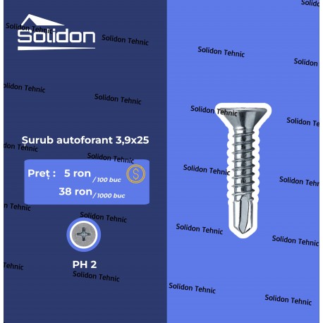 Surub autoforant 3,9x25