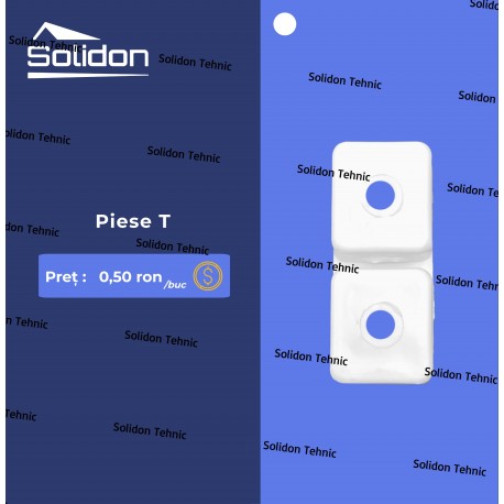 Piese T plasa insecte (Alb)