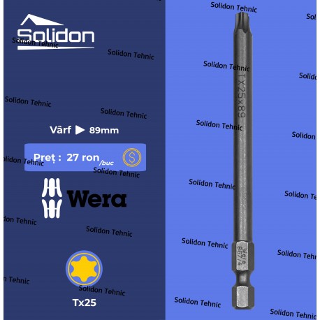 Varf Tx25 89mm Wera