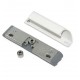 Kit sistem inchidere usa pvc balcon  cu maner tip scoica ALB,Vorne 13mm