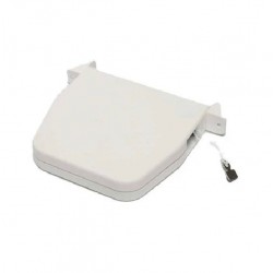 Tabachera pentru rulou exterior aluminiu alb, Snur sau Panglica