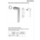 Maner Schuco fereastra (Maner standard pentru ferestre din aluminiu Schüco AWS. Se fixează cu rozeta standard 247083 )