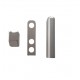 Set balama inferioara, Kale, tamplarie PVC, sarcina 100kg, argintiu