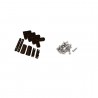 Set accesorii plasa insecte, pentru fereastra, maro inchis RAL8019