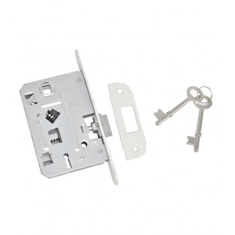 Broasca ingropata, pentru usi de lemn, interax 72mm, backset 40mm, crom