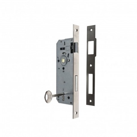 Broasca ingropata, Kale 166AR, pentru usi de interior, interax 72mm, backset 40mm, crom