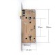 Broasca ingropata, usa interior, dimensiune 20×230, backset 42.5mm, interax 90mm, pentru cheie