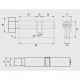 Cilindru (butuc) cu buton, Best Imperial, usa metalica, excentric, dimensiune 92mm (30x10x52)