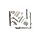 Sistem de feronerie Kale, deschidere dubla (oscilobatanta), tamplarie PVC, falt profil 13mm