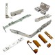 Set feronerie Vorne, deschidere dubla (oscilobatanta), tamplarie PVC, falt profil 13mm