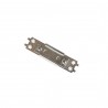 Contraplaca mica, Work, deschidere reversibila, argintiu, material otel zincat