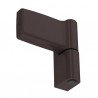 Balama reglabila 3D, Jocker, tamplarie PVC, 105mm, sarcina 120kg, maro inchis