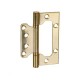 Set 2 balamale coplanare, usa interior, 100x75x2.3 mm, argintiu