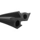Garnitura (cheder) etansare termopan Gealan, tamplarie PVC, clasa A, de presare, negru, 20ml