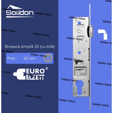 Broasca simpla 25 Euro Elzett (cu bila)