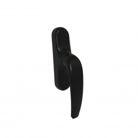 Maner fereastra aluminiu, Solowin, clasic, 32×128, deschidere simpla, negru