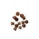 Dop mascare suruburi, set 10 bucati, maro deschis RAL8003