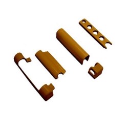 Set mascute balamale, Vorne, tamplarie PVC, maro deschis RAL8003