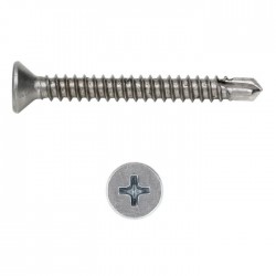 Set surub, autoforant, cap inecat, dimensiune 4.2×45 mm, 20 buc