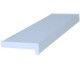 Glaf PVC interior pentru ferestre Alb 200 x 15 cm, Include piese laterale + Silicon alb 280 Ml, 4GL