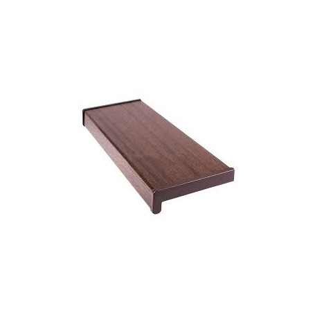 Glaf PVC interior pentru ferestre Wenge 150 x 15 cm, Include piese laterale + Silicon alb 280 Ml, 19GL