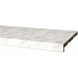Set glaf pvc, latime 40 cm x 230 cm lungime, marmura, cu capace laterale, pentru ferestre