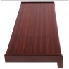 Set glaf pvc, latime 15 cm x 76 cm lungime, mahon, cu capace laterale, pentru ferestre