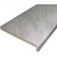 Set glaf pvc, latime 15 cm x 76 cm lungime, marmura, cu capace laterale, pentru ferestre