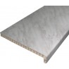 Set glaf pvc, latime 15 cm x 76 cm lungime, marmura, cu capace laterale, pentru ferestre