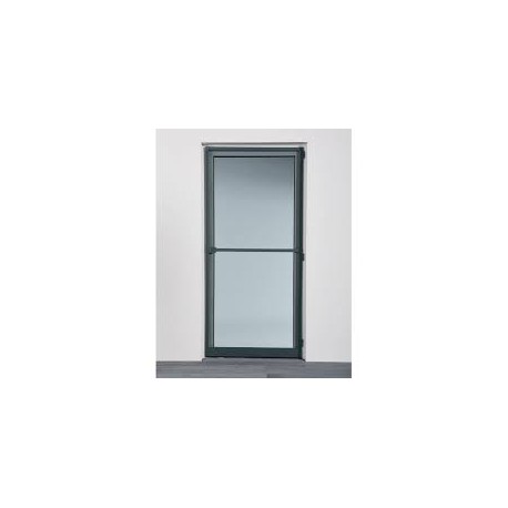 Plasa usa contra insectelor, 90x200 cm, pe balamale, SOLIDON, Gri Antracit, semi-asamblata