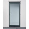 Plasa usa contra insectelor, 90x200 cm, pe balamale, SOLIDON, Gri Antracit, semi-asamblata