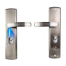 Maner cu sild  blocare prin ridicare, pentru usa metalica Baron, Kastilio, BestImp, LCL, Golden Door, deschidere dreapta, crom