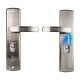 Maner cu sild si LED, blocare standard, compatibil usa metalica Baron, Kastilio, BestImp, LCL, Golden Door, deschidere stanga