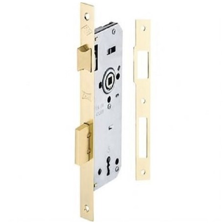 Broasca ingropata, Kale 151R-40, pentru usi de interior, interax 90mm, backset 40mm, auriu