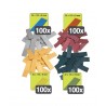 Set 400 buc Lame din plastic premium,30 x 100mm, cale geamuri, distantiere de geam termopan, dimensiuni: 2, 3, 4, 5 mm
