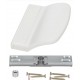 Sistem usa balcon, SOLIDON mâner Plastic, Alb