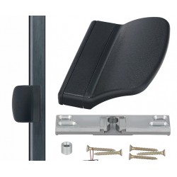 Maner usa balcon, SOLIDON, Plastic, Gri Antracit