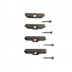 Placuta inchidere toc Vorne, set 4 buc. pentru toc usi si ferestre PVC, falt profil 13mm