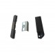Kit sistem inchidere magnetic usa balcon cu maner tip scoica, Gri antracit, profil 13 mm, Vorne