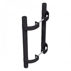 Set maner tragator aluminiu, lungime 500mm, interax reglabil, negru