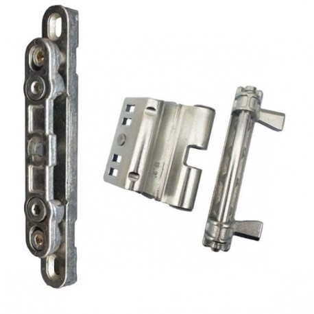 Set balama de mijloc Vorne, reglabila, usa termopan din PVC, sarcina 100kg, falt profil 13mm