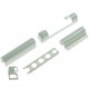 Balama inferioara pentru ferestre, stanga, alb, 145 x 160 x 30 mm, maxim 130 kg