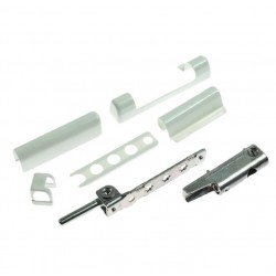 Balama inferioara pentru ferestre, alb, 85 x 30 x 15 mm, maxim 100 kg