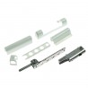 Balama inferioara pentru ferestre, alb, 85 x 30 x 15 mm, maxim 100 kg