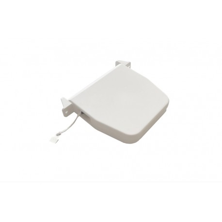 Tabachera pentru snur / panglica rulouri exterioare aluminiu, universal, alb