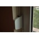 Tabachera pentru snur / panglica rulouri exterioare aluminiu, universal, alb
