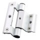 Set 2 balamale rapide 100/50 mm Skala, pentru ușă termopan din aluminiu, alb