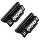 Set 2 balamale rapide 100/50 mm Skala, pentru ușă termopan din aluminiu, negru