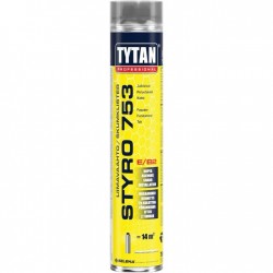 Adeziv Spumă Polistiren Tytan Styro 753, 750ml, Aplicare Pistol - Ecosistem Solidon