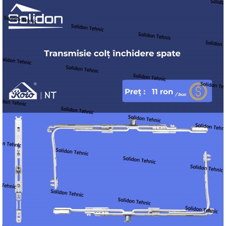 Transmisie colt inchidere spate Roto NT